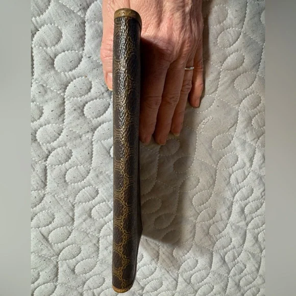 Celine Large Macadam Brown/Tan Envelope Leather Continental Wallet - Picture 7 of 16